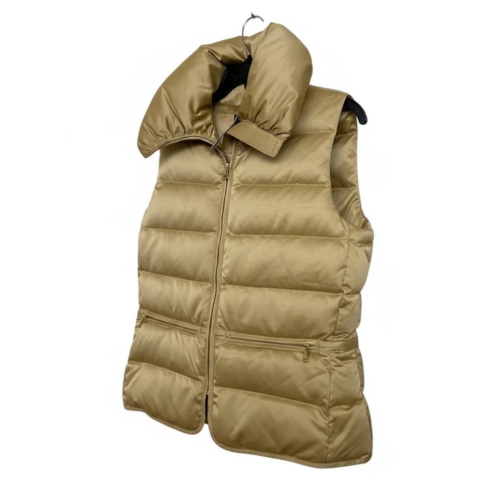 Lauren Ralph Lauren Best Womens Size Small S Gold Satin Down Puffer Ladies $295